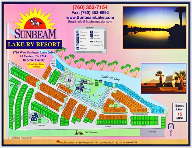 Sunbeam Lake RV Resort Park Map (PDF)